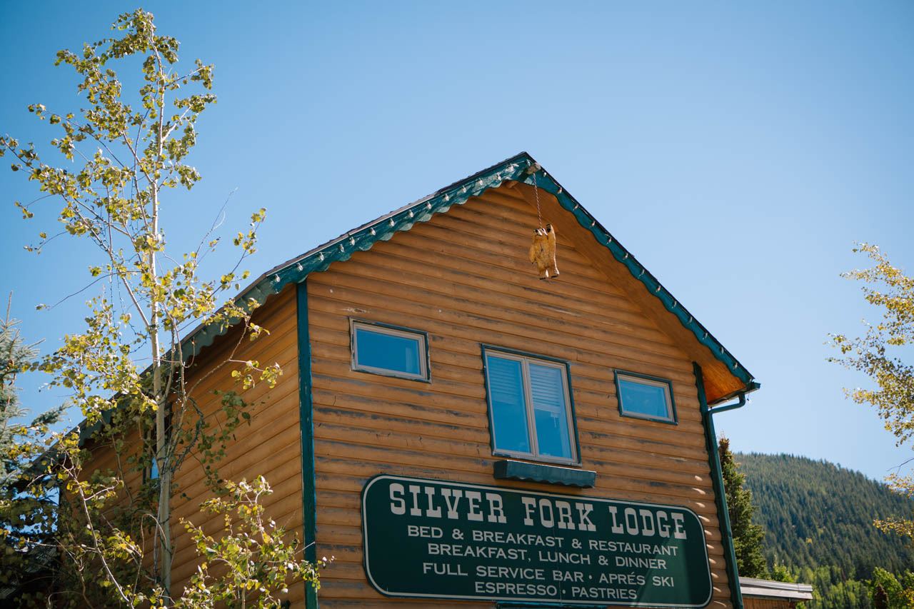 Silver Fork Lodge rustic wedding venue.